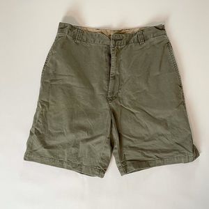 St. John’s Bay Olive Colored Shorts 8” inseam